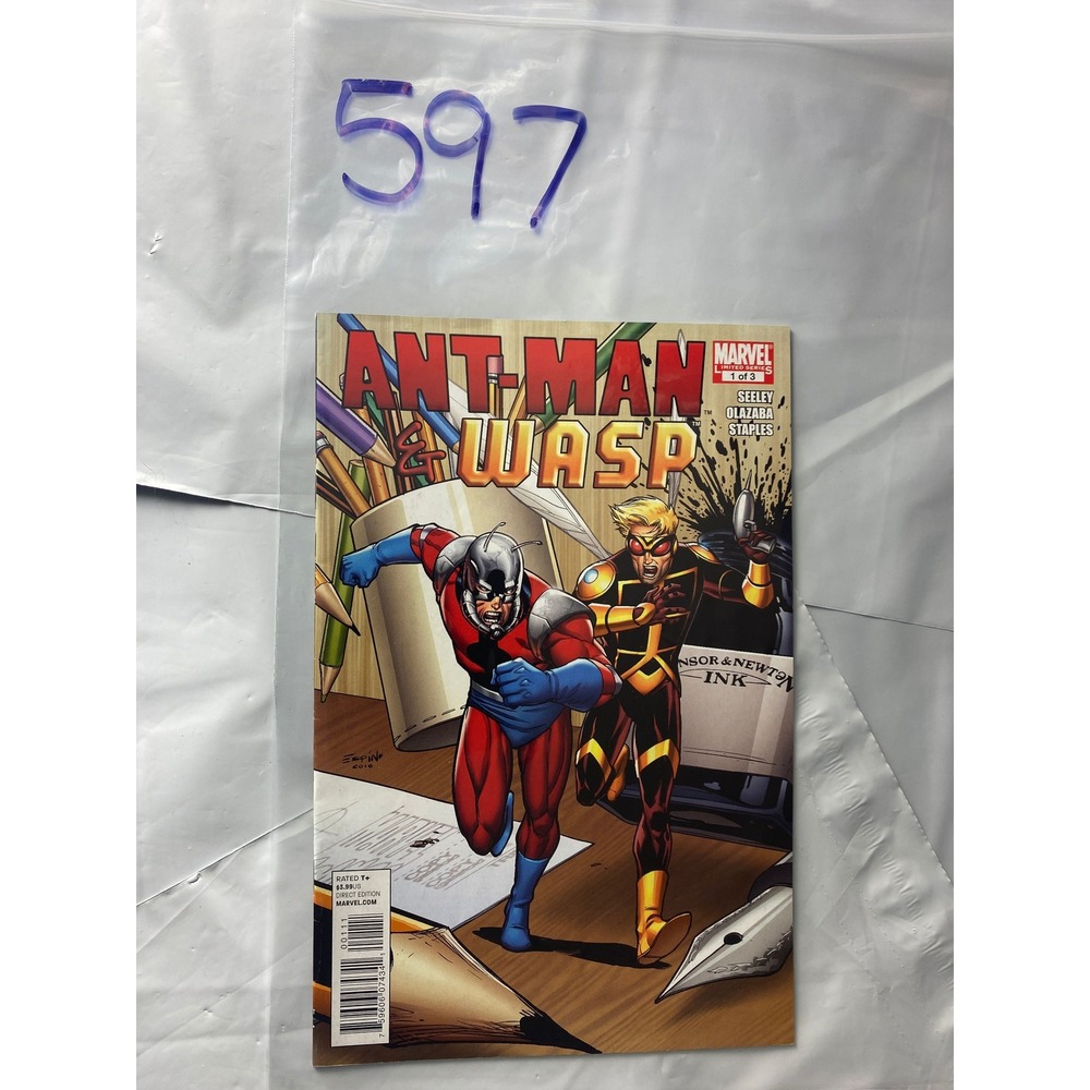 Ant Man and The Wasp Comic Book 1‎ of 3 Marvel 2019 Seeley Olazaba Staples